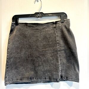 Wild Fable Stretchy Distressed Denim Skirt